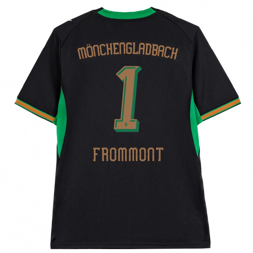 Danxen Criança Camisola Romina Frommont #1 Preto Laranja Verde Marrom Alternativa 2026/27 Camisa