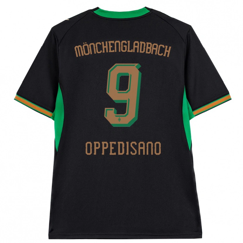 Danxen Criança Camisola Valentina Oppedisano #9 Preto Laranja Verde Marrom Alternativa 2026/27 Camisa