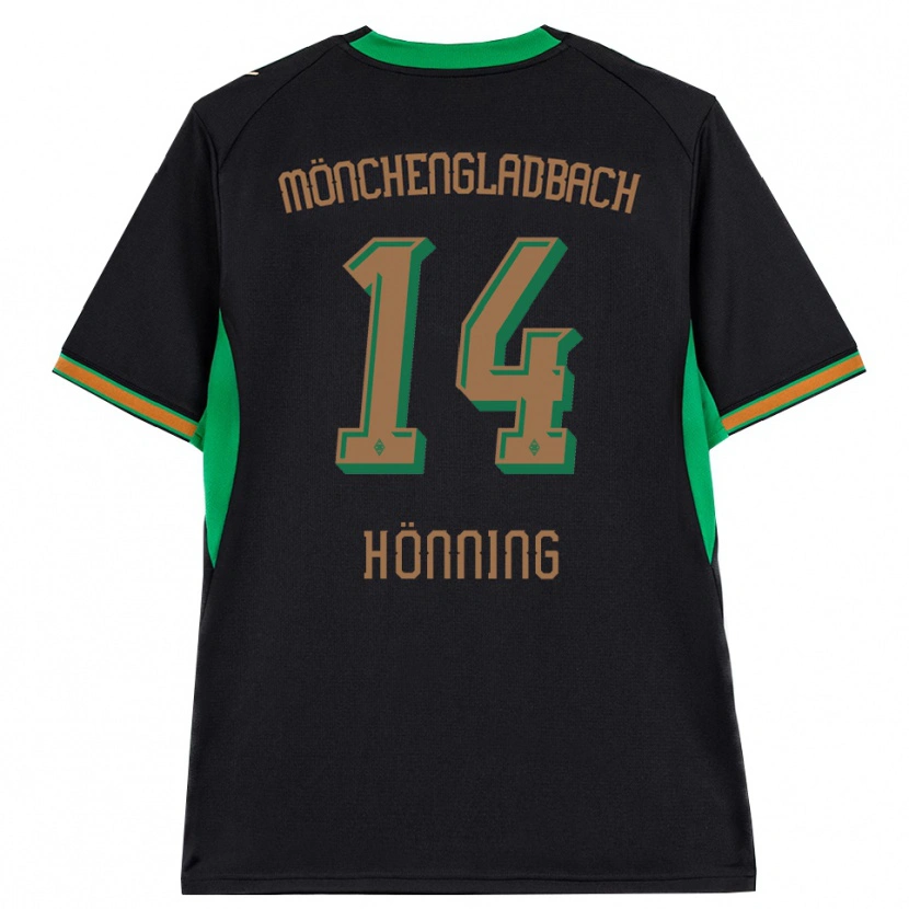 Danxen Criança Camisola Louis Hönning #14 Preto Laranja Verde Marrom Alternativa 2026/27 Camisa
