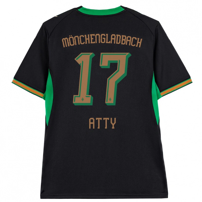 Danxen Criança Camisola Yassir Atty #17 Preto Laranja Verde Marrom Alternativa 2026/27 Camisa