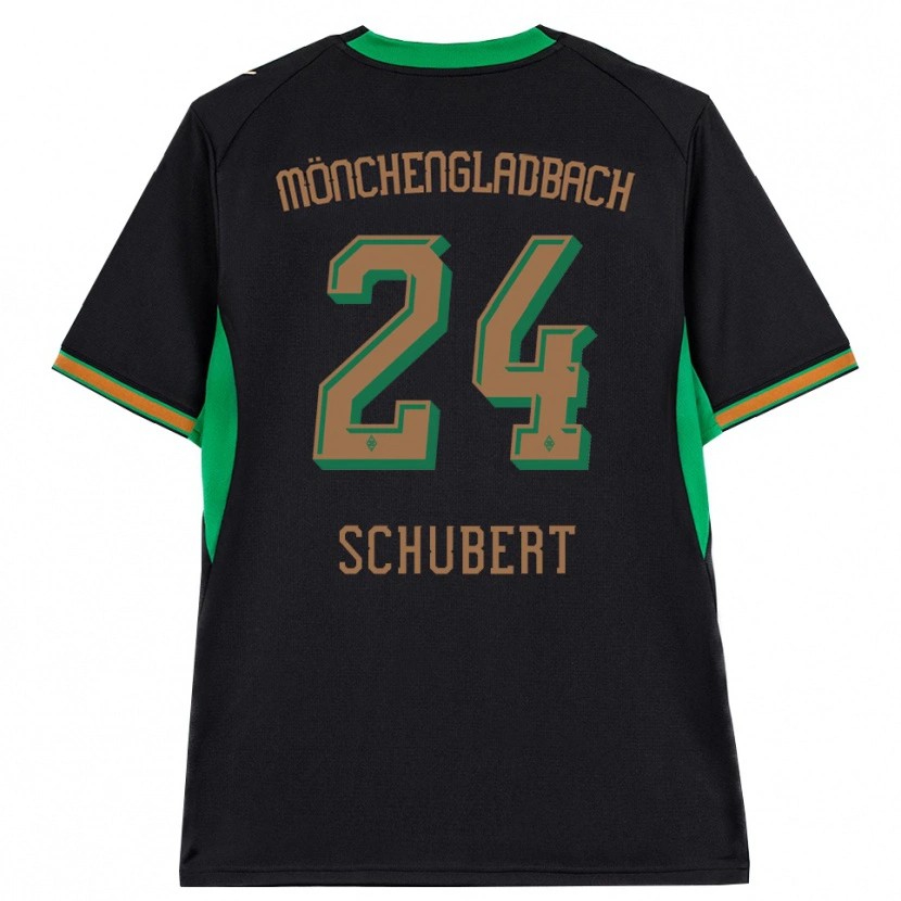Danxen Criança Camisola Philipp Schubert #24 Preto Laranja Verde Marrom Alternativa 2026/27 Camisa