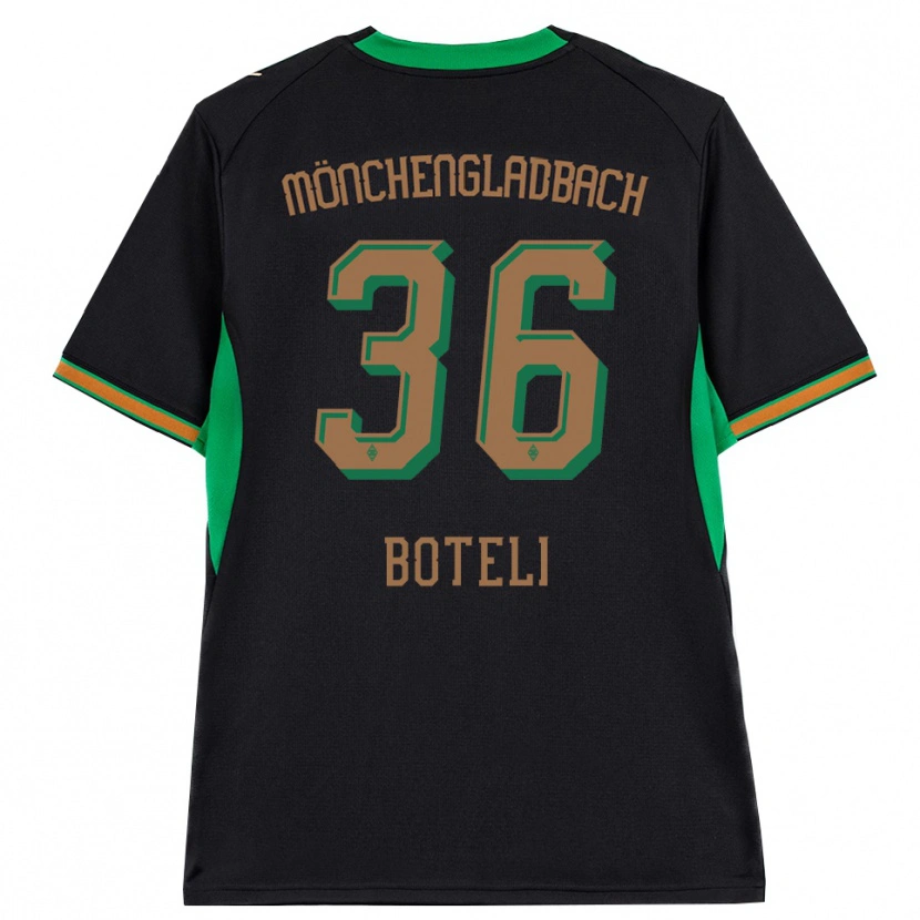 Danxen Criança Camisola Winsley Boteli #36 Preto Laranja Verde Marrom Alternativa 2026/27 Camisa