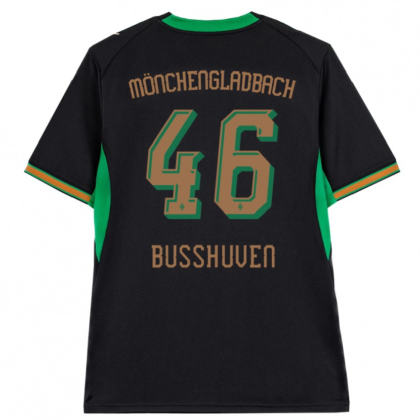 Danxen Criança Camisola Alina Busshuven #46 Preto Laranja Verde Marrom Alternativa 2026/27 Camisa