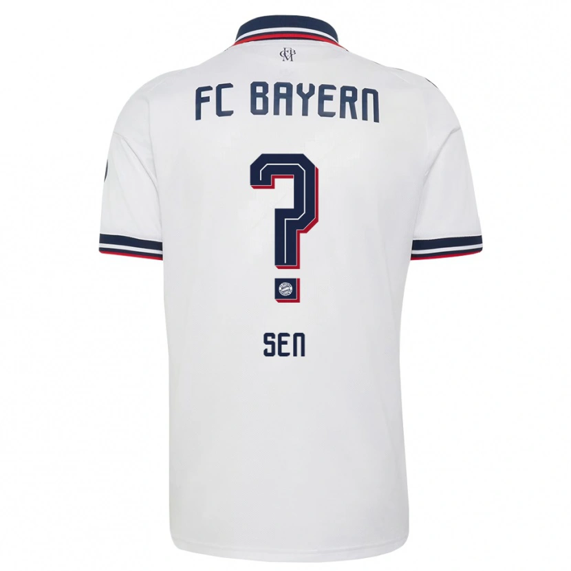 Danxen Criança Camisola Salih Sen #0 Cinza Branco Vermelho Alternativa 2026/27 Camisa