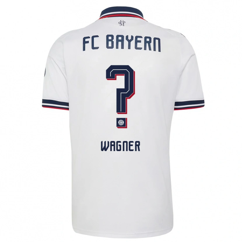 Danxen Criança Camisola Maximilian Wagner #0 Cinza Branco Vermelho Alternativa 2026/27 Camisa