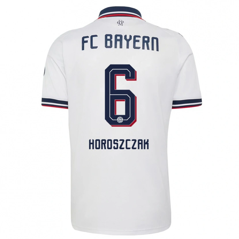 Danxen Criança Camisola Kuba Horoszczak #6 Cinza Branco Vermelho Alternativa 2026/27 Camisa