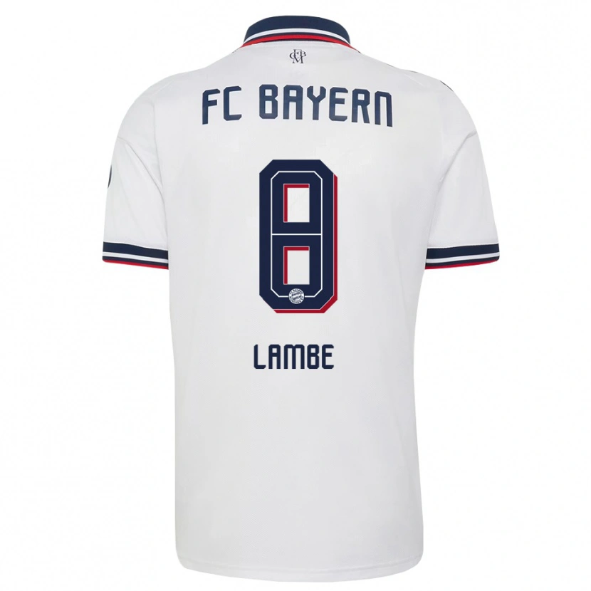 Danxen Criança Camisola Allen Junior Lambé #8 Cinza Branco Vermelho Alternativa 2026/27 Camisa