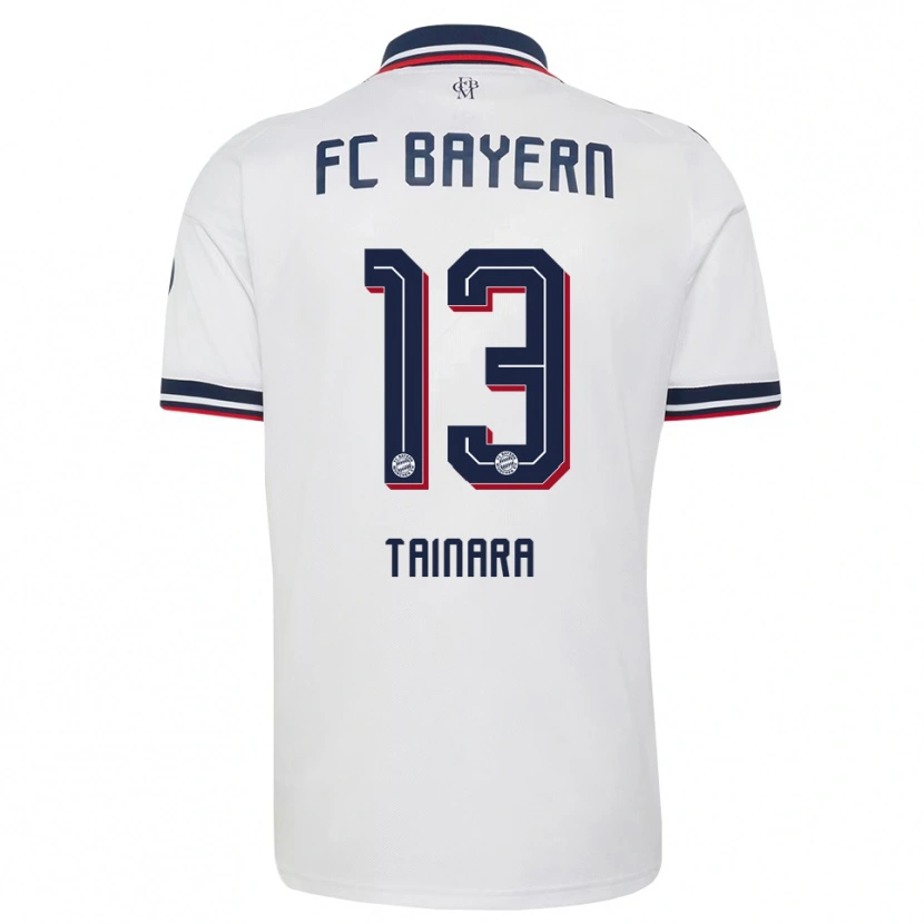 Danxen Criança Camisola Tainara #13 Cinza Branco Vermelho Alternativa 2026/27 Camisa