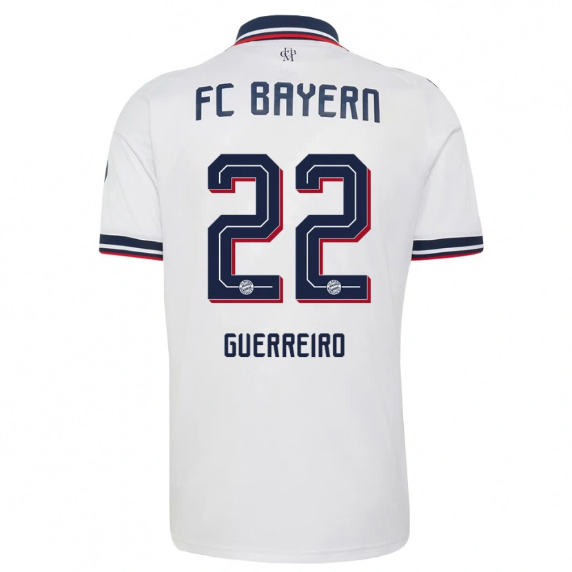 Danxen Criança Camisola Raphael Guerreiro #22 Cinza Branco Vermelho Alternativa 2026/27 Camisa