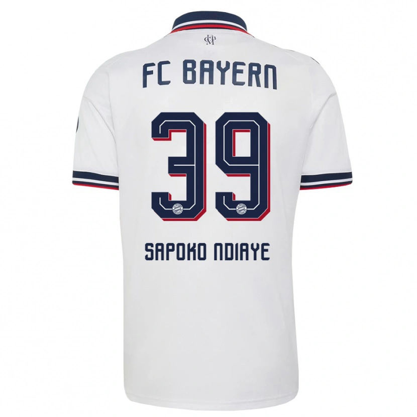 Danxen Criança Camisola Bara Sapoko Ndiaye #39 Cinza Branco Vermelho Alternativa 2026/27 Camisa