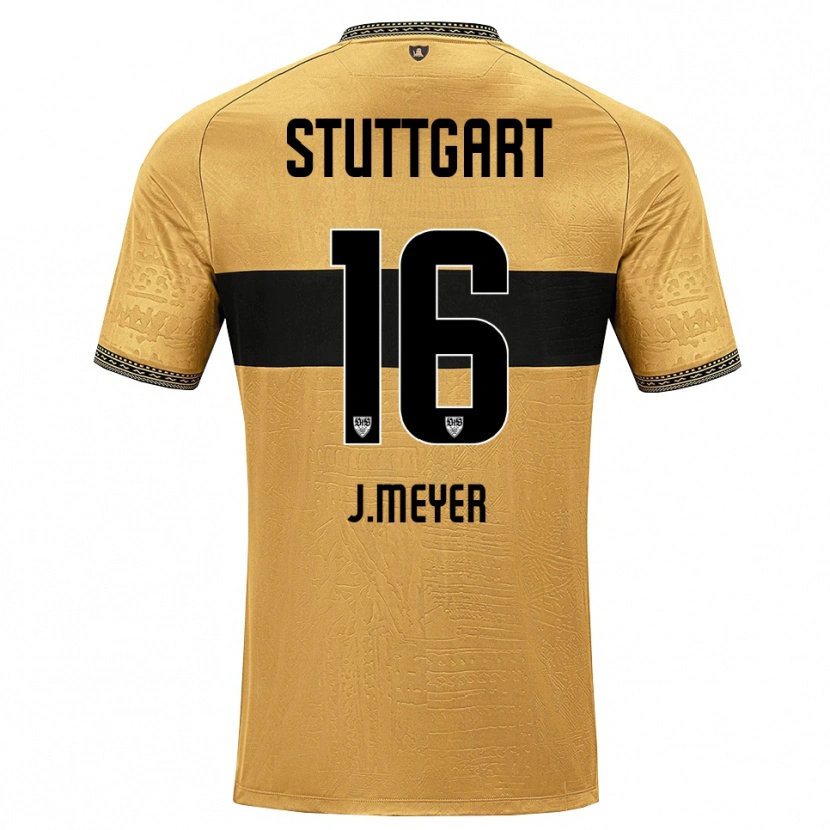Danxen Criança Camisola Jordan Meyer #16 Marrom Preto Branco Alternativa 2026/27 Camisa