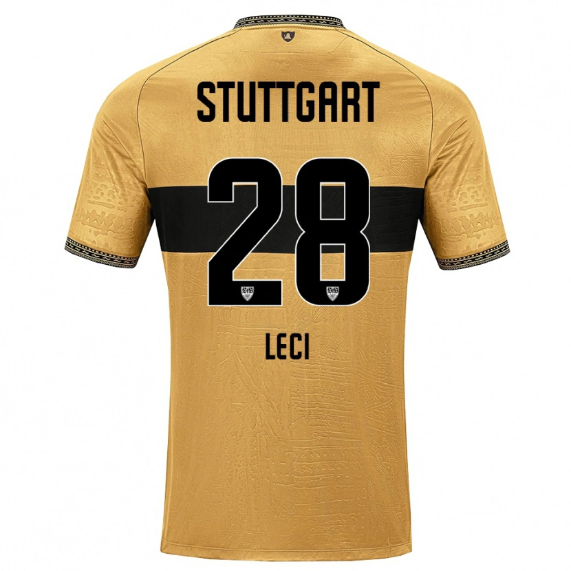 Danxen Criança Camisola Besarta Leci #28 Marrom Preto Branco Alternativa 2026/27 Camisa