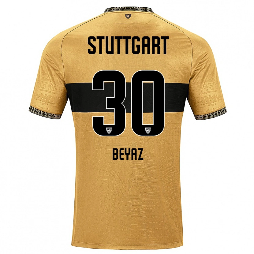Danxen Criança Camisola Ömer Beyaz #30 Marrom Preto Branco Alternativa 2026/27 Camisa
