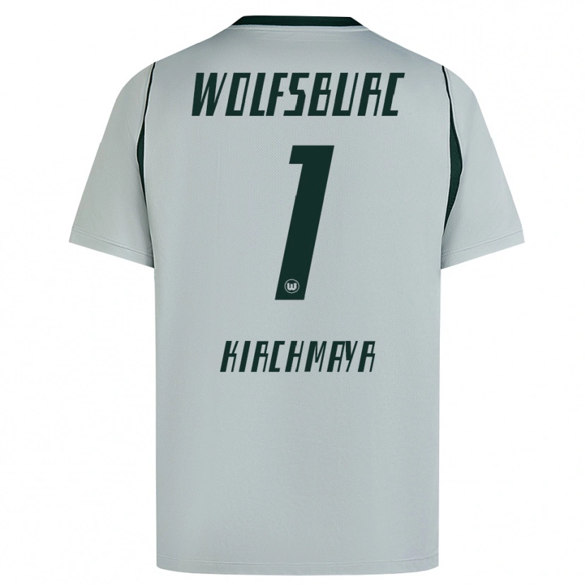 Danxen Criança Camisola Juri Kirchmayr #1 Cinza Verde Alternativa 2026/27 Camisa