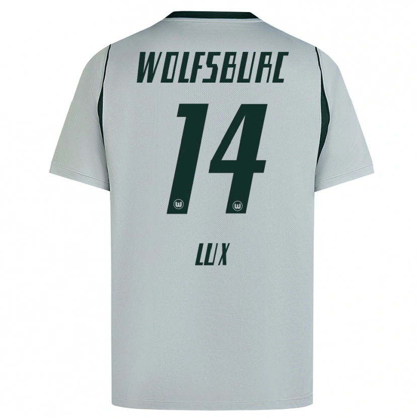 Danxen Criança Camisola Finn-Marco Lux #14 Cinza Verde Alternativa 2026/27 Camisa