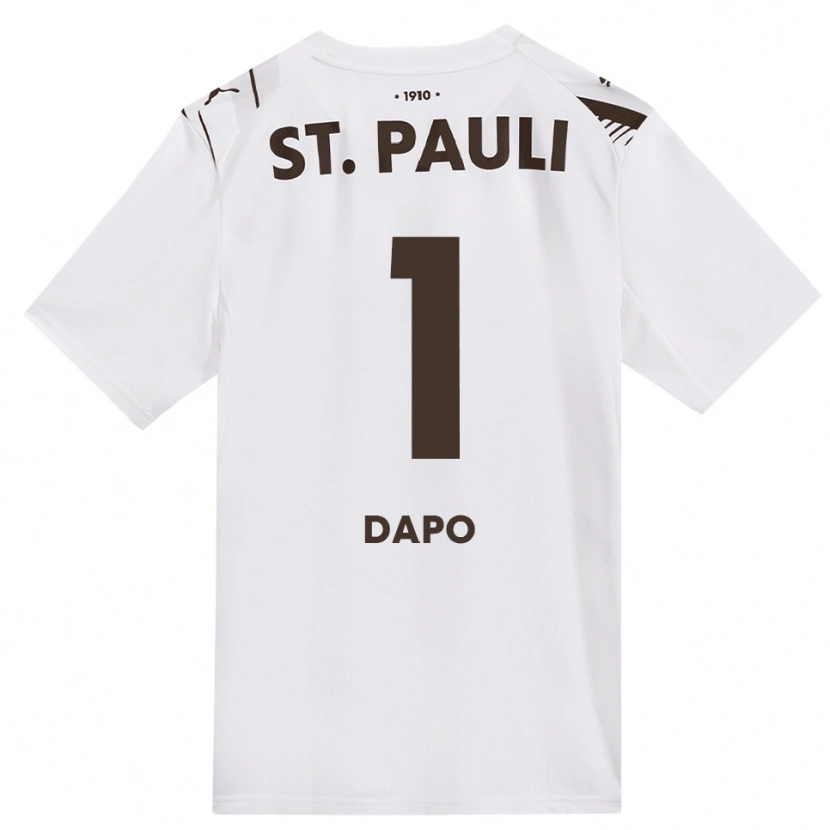 Danxen Criança Camisola Issa Dapo #1 Café Branco Vermelho Alternativa 2026/27 Camisa