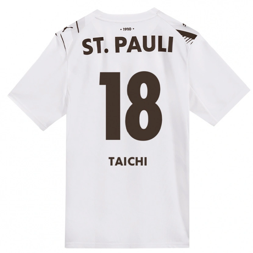 Danxen Criança Camisola Taichi Hara #18 Café Branco Vermelho Alternativa 2026/27 Camisa