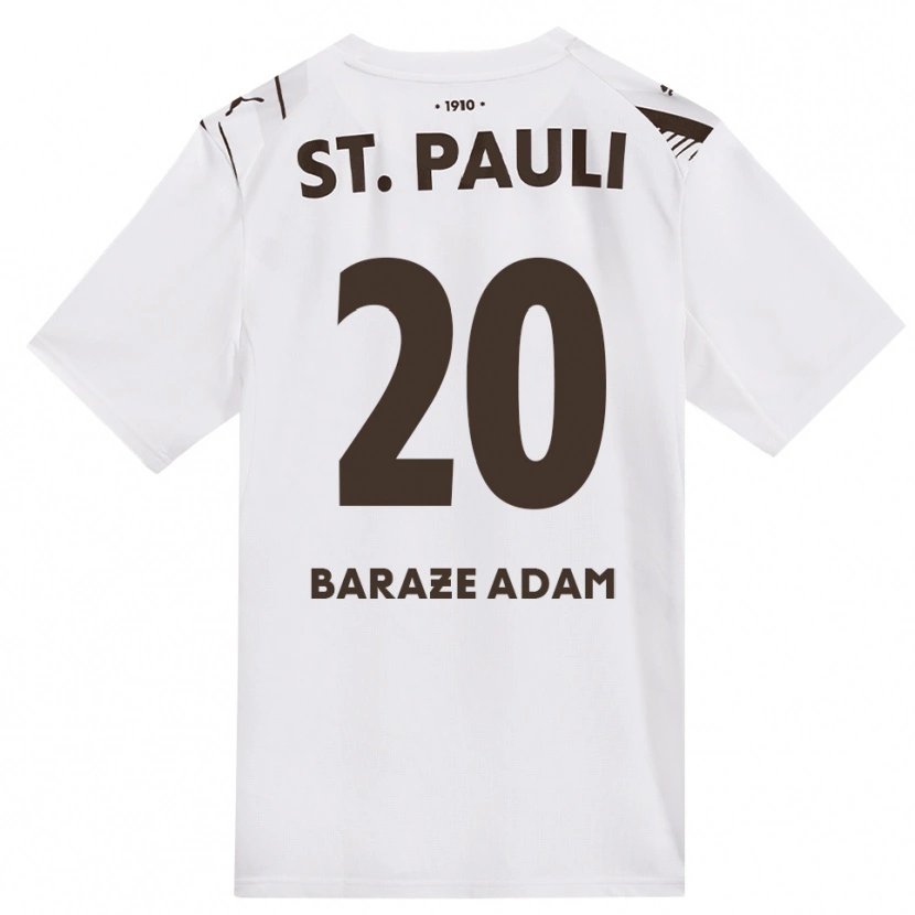 Danxen Criança Camisola Isma Baraze Adam #20 Café Branco Vermelho Alternativa 2026/27 Camisa
