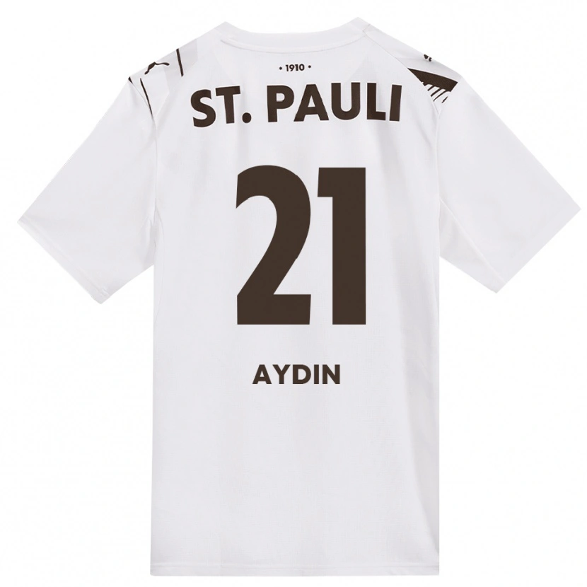 Danxen Criança Camisola Kenan Aydin #21 Café Branco Vermelho Alternativa 2026/27 Camisa