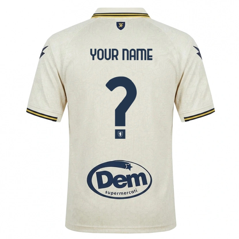 Danxen Criança Camisola Seu Nome #0 Amarelo Renda Velha Preto Alternativa 2026/27 Camisa
