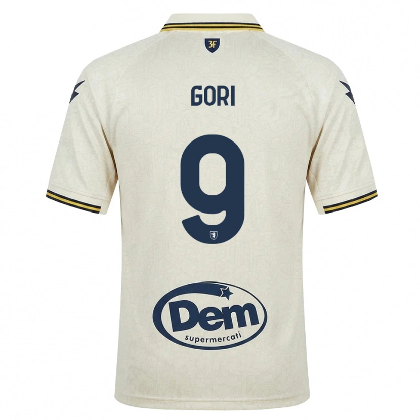 Danxen Criança Camisola Lorenzo Gori #9 Amarelo Renda Velha Preto Alternativa 2026/27 Camisa