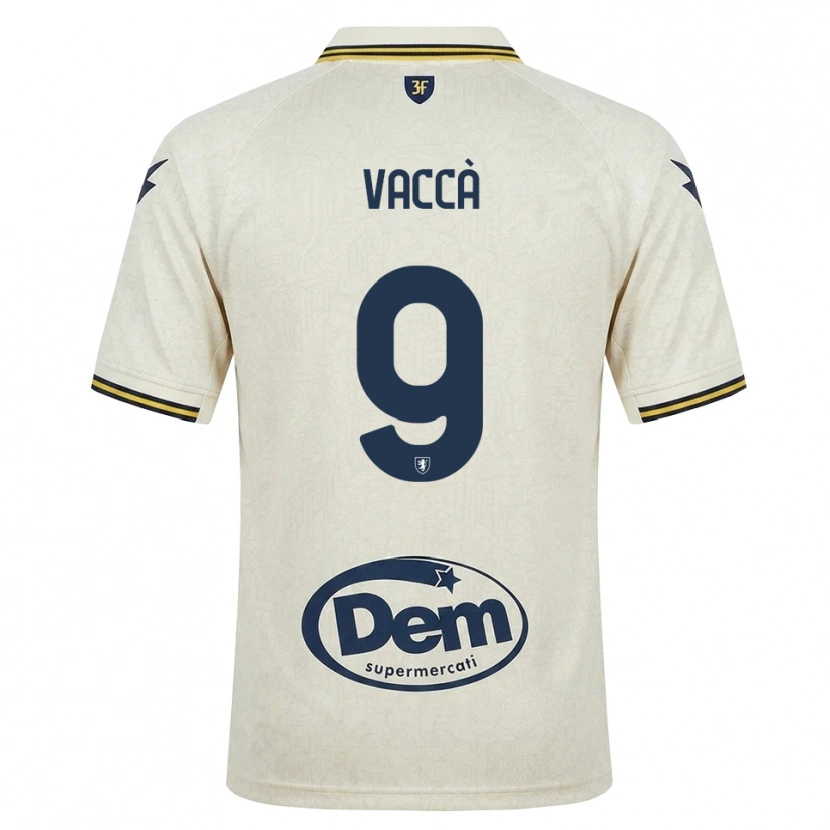 Danxen Criança Camisola Antonio Vaccà #9 Amarelo Renda Velha Preto Alternativa 2026/27 Camisa