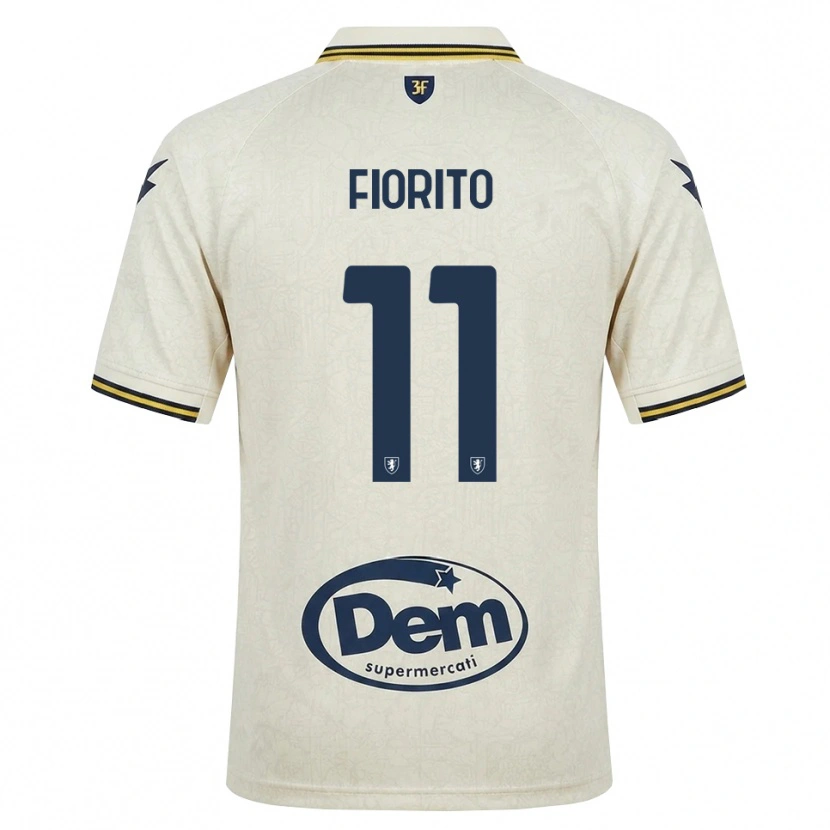 Danxen Criança Camisola Loris Fiorito #11 Amarelo Renda Velha Preto Alternativa 2026/27 Camisa