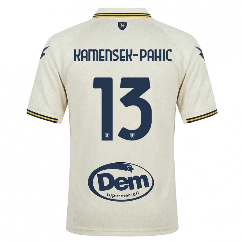 Danxen Criança Camisola Matjaz Kamensek-Pahic #13 Amarelo Renda Velha Preto Alternativa 2026/27 Camisa