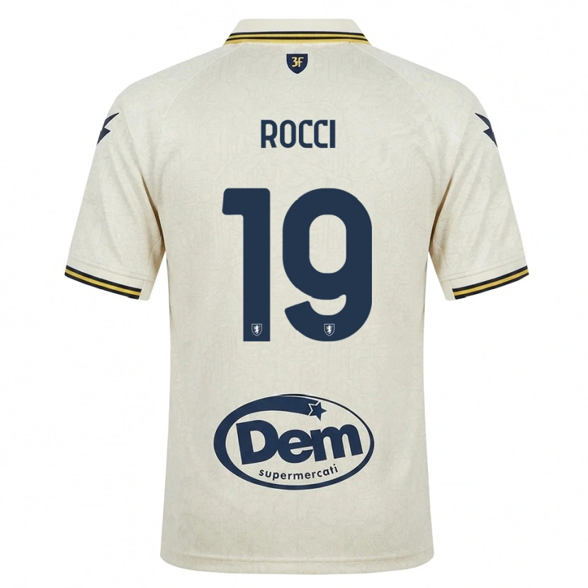 Danxen Criança Camisola Valerio Rocci #19 Amarelo Renda Velha Preto Alternativa 2026/27 Camisa