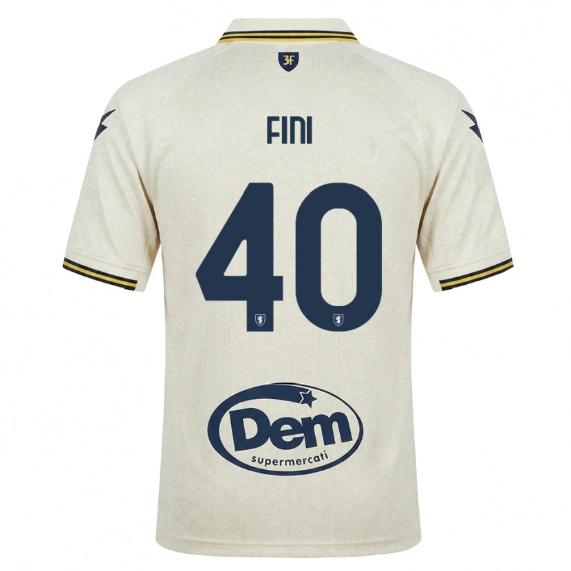 Danxen Criança Camisola Seydou Fini #40 Amarelo Renda Velha Preto Alternativa 2026/27 Camisa