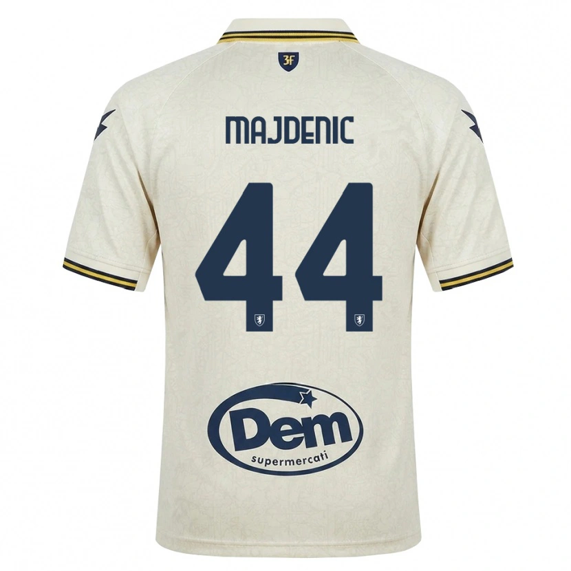 Danxen Criança Camisola Fran Majdenic #44 Amarelo Renda Velha Preto Alternativa 2026/27 Camisa