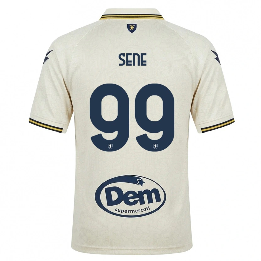 Danxen Criança Camisola Fallou Sene #99 Amarelo Renda Velha Preto Alternativa 2026/27 Camisa