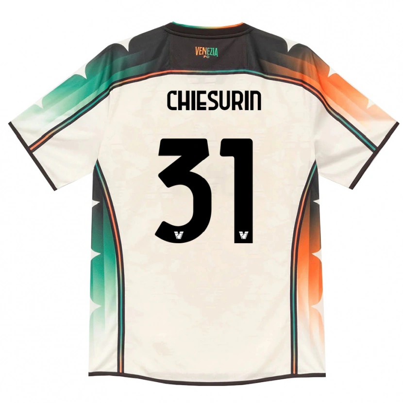 Danxen Criança Camisola Alberto Chiesurin #31 Amarelo Laranja Verde Renda Velha Alternativa 2026/27 Camisa