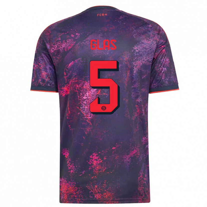 Danxen Criança Camisola Hanna Glas #5 Vermelho Púrpura Terceiro 2026/27 Camisa
