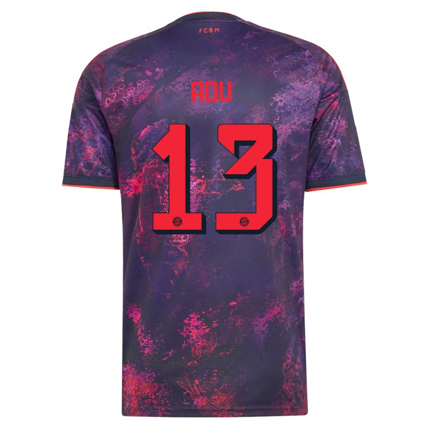 Danxen Criança Camisola Gibson Adu #13 Vermelho Púrpura Terceiro 2026/27 Camisa