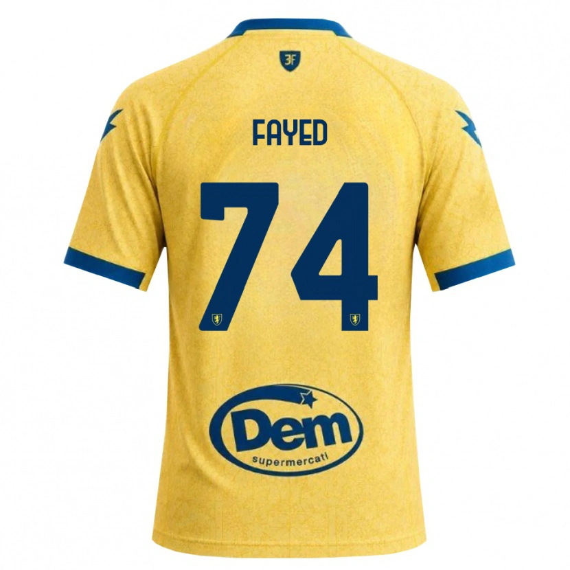 Danxen Criança Camisola Omar Fayed #74 Caqui Preto Azul Principal 2026/27 Camisa