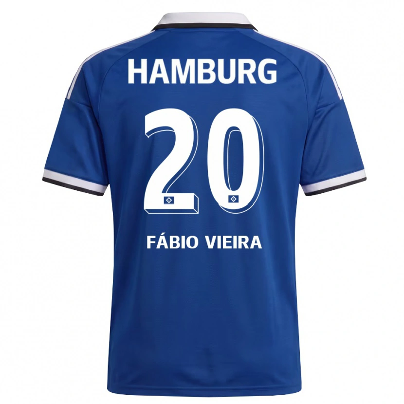 Danxen Homem Camisola Fábio Vieira #20 Branco Azul Alternativa 2026/27 Camisa