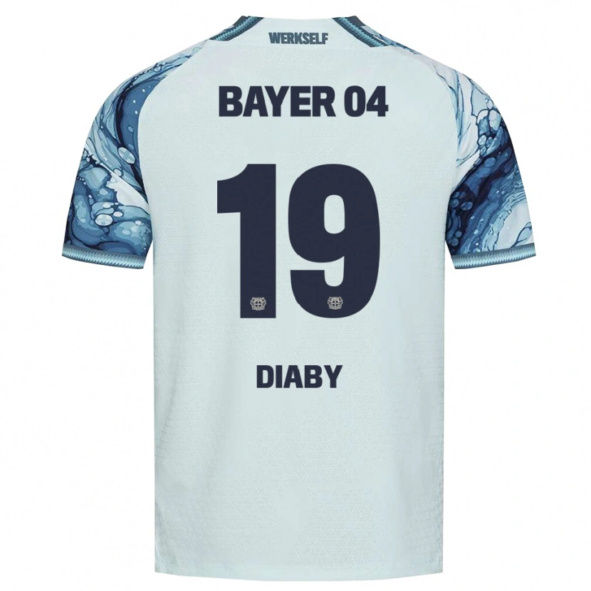 Danxen Homem Camisola Moussa Diaby #19 Verde Escuro Preto Alternativa 2026/27 Camisa