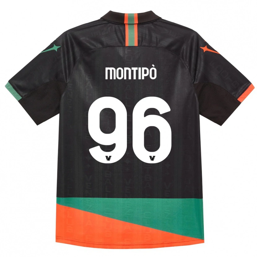 Danxen Homem Camisola Lorenzo Montipò #96 Preto Laranja Verde Principal 2026/27 Camisa