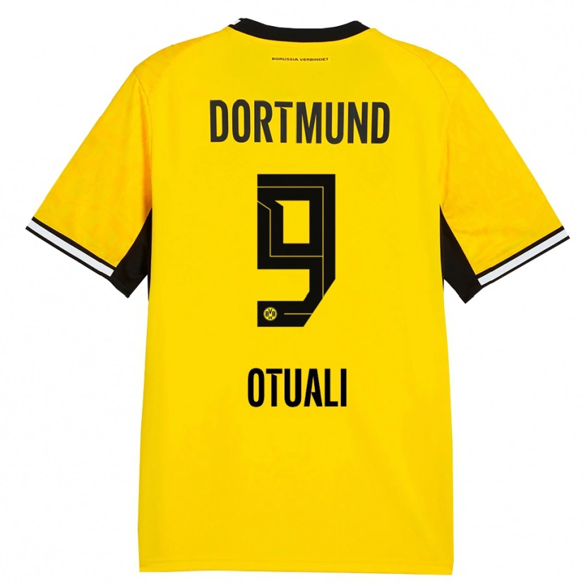Danxen Homem Camisola Moses Otuali #9 Amarelo Preto Branco Principal 2026/27 Camisa