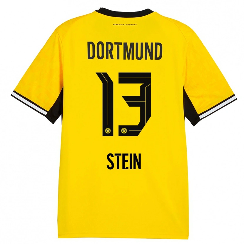Danxen Homem Camisola Daniel Stein #13 Amarelo Preto Branco Principal 2026/27 Camisa