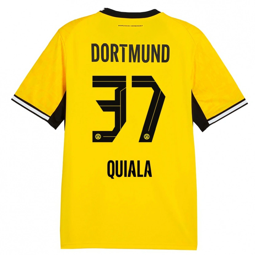 Danxen Homem Camisola Nanitonda Quiala #37 Amarelo Preto Branco Principal 2026/27 Camisa