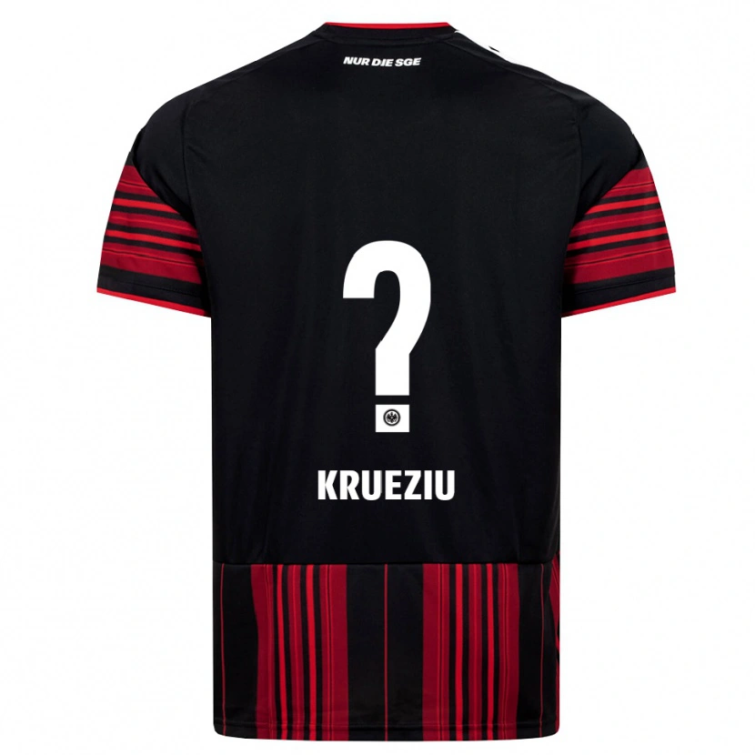 Danxen Homem Camisola Rahman Krueziu #0 Preto Vermelho Branco Principal 2026/27 Camisa
