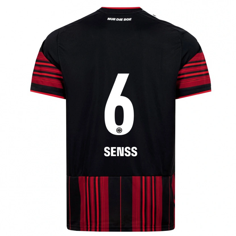 Danxen Homem Camisola Elisa Senss #6 Preto Vermelho Branco Principal 2026/27 Camisa