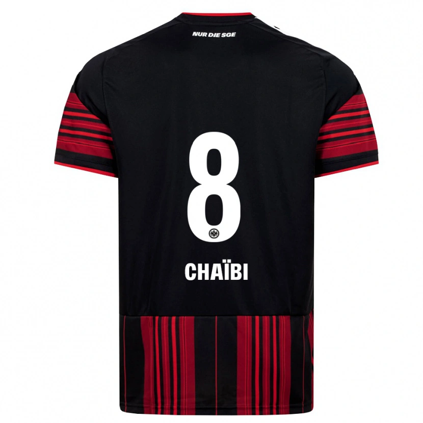 Danxen Homem Camisola Farès Chaïbi #8 Preto Vermelho Branco Principal 2026/27 Camisa