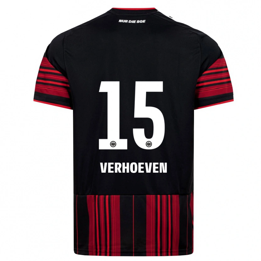 Danxen Homem Camisola Raphael Verhoeven #15 Preto Vermelho Branco Principal 2026/27 Camisa