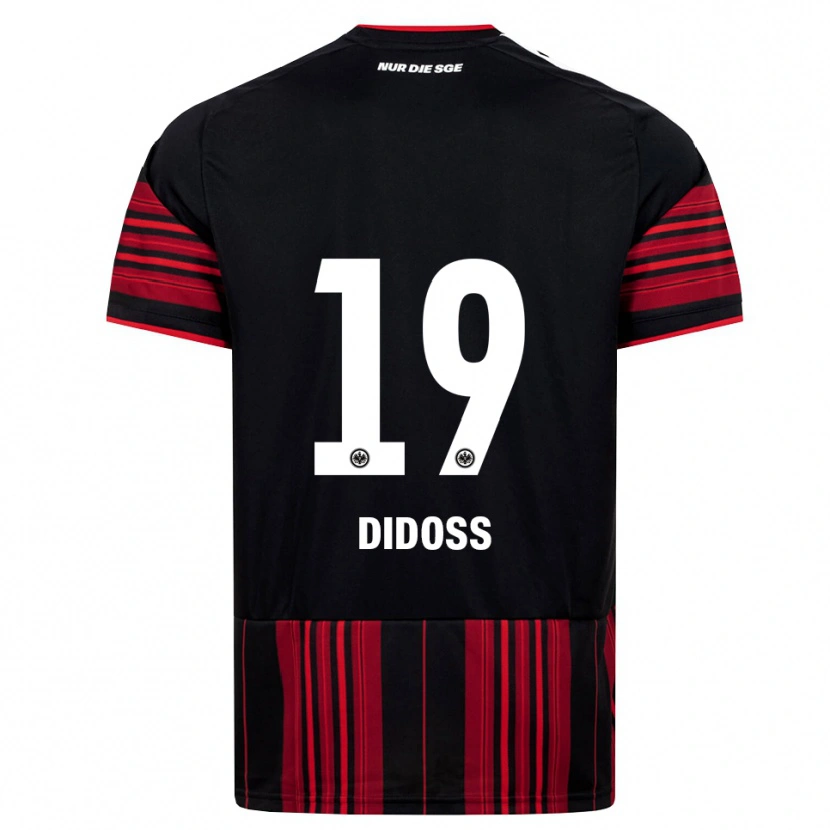 Danxen Homem Camisola George Didoss #19 Preto Vermelho Branco Principal 2026/27 Camisa