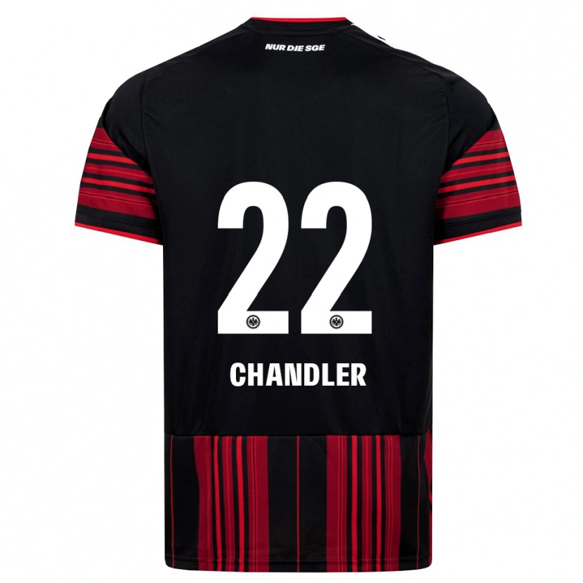 Danxen Homem Camisola Timothy Chandler #22 Preto Vermelho Branco Principal 2026/27 Camisa