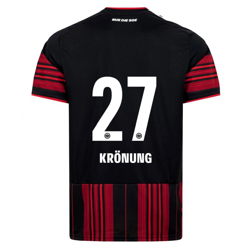 Danxen Homem Camisola Marlon Krönung #27 Preto Vermelho Branco Principal 2026/27 Camisa