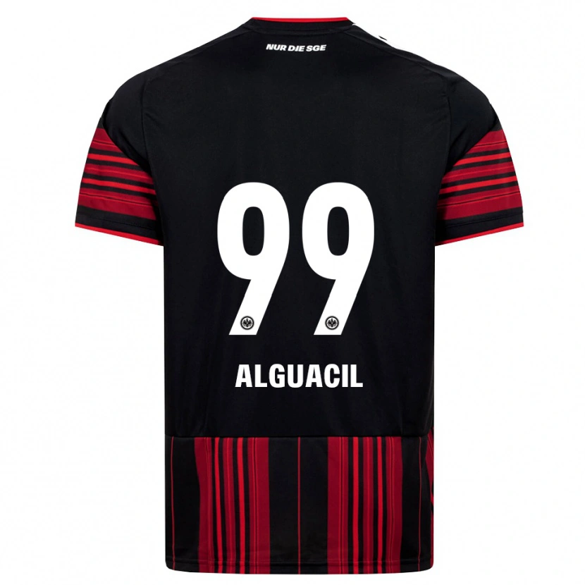 Danxen Homem Camisola Ainhoa Alguacil #99 Preto Vermelho Branco Principal 2026/27 Camisa